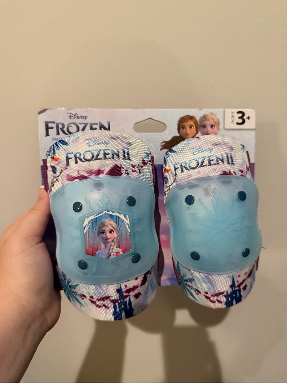 Disney Frozen II Blue and Purple Kids Knee Pads Bike Accessories
